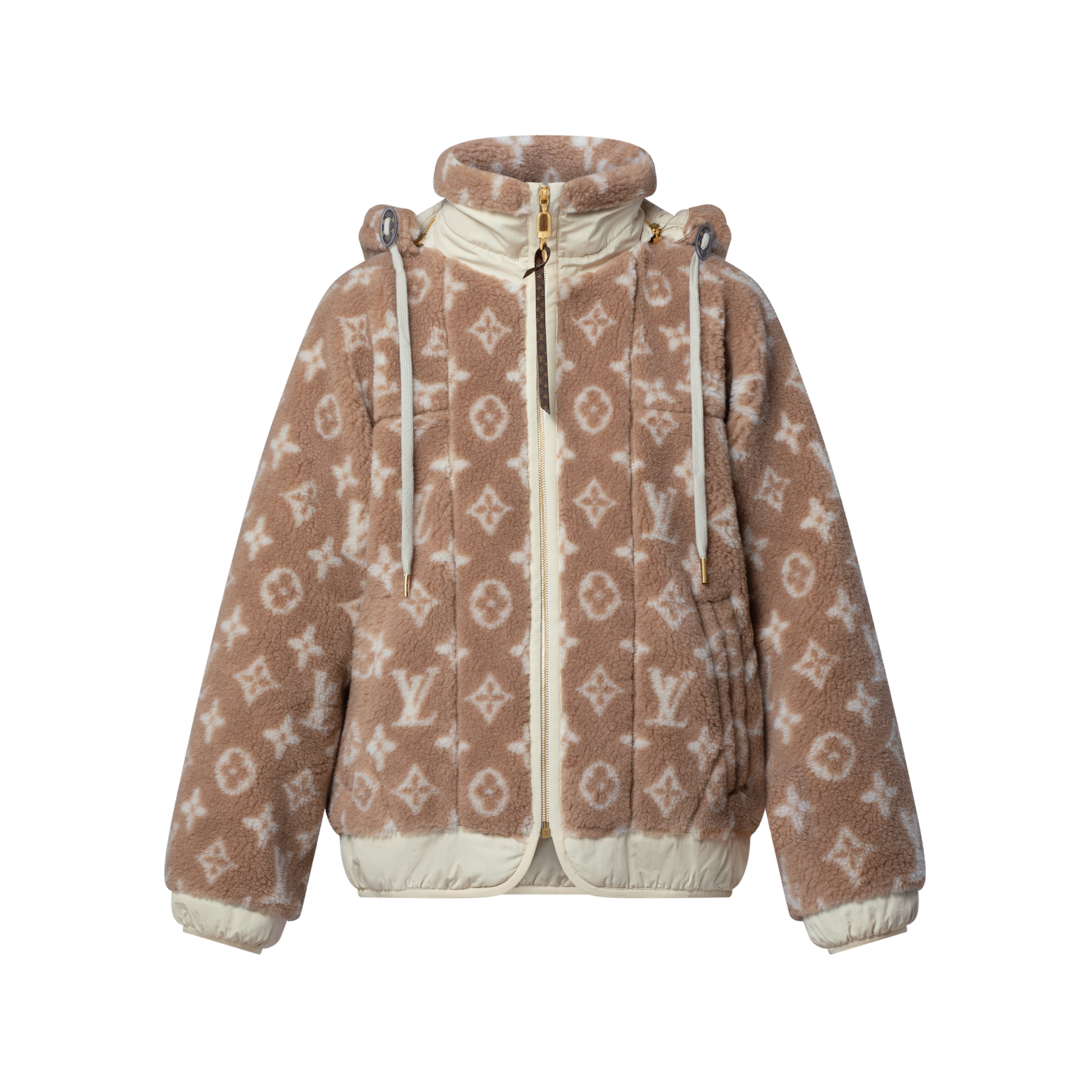 Monogram Fleece Hooded Jacket - Women - Ready-to-Wear | LOUIS